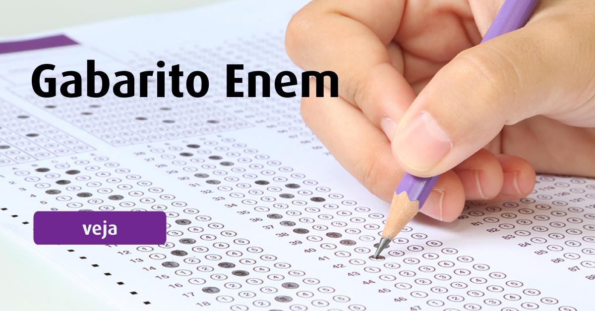 Gabarito Enem 2021